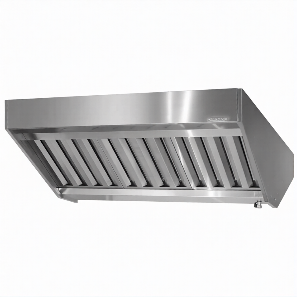 Зонт приточно-вытяжной полуоткрытый ЗППб 400х1200х2000 «Base» островной