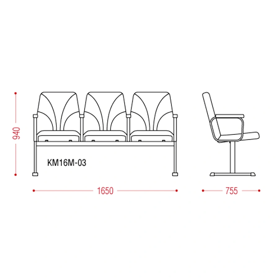 Многоместная секция Versa Стандарт (модель КМ 16М)