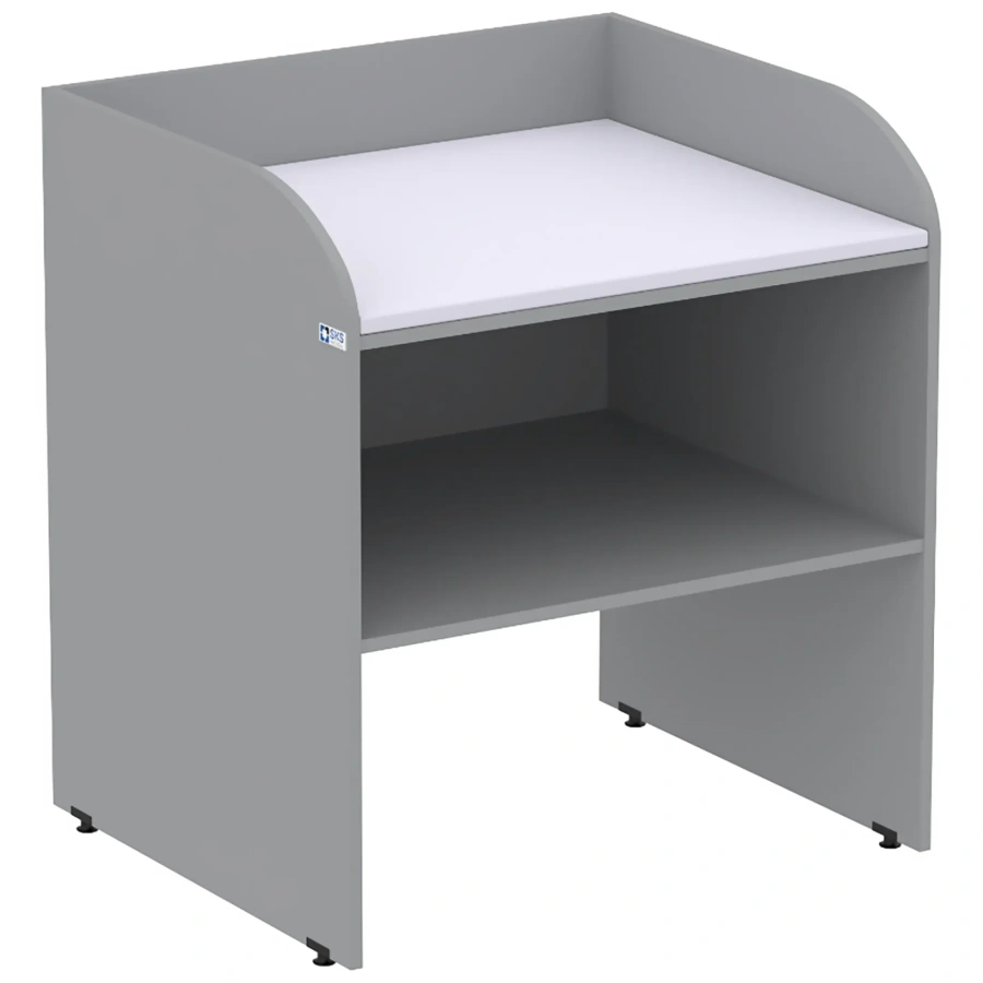 Стол пеленальный GRAY LITE 1 (белый матрас)