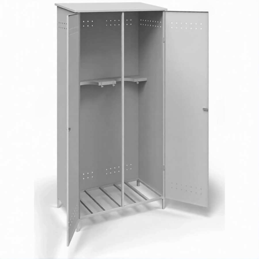 Шкаф металлический для газовых баллонов ШГБК-02 усиленный