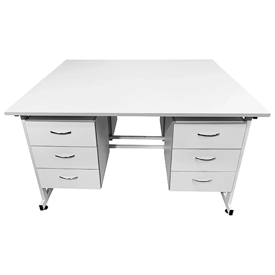 Стол лабораторный островной Сло 22.005 (белый)