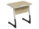 Стол 1-местный школьный 3-5 г/р "Альтер" с наклоном столешницы 0-15° СУ.1.35.АУ-БГ.Д (дуб "Бардолино", м/к белый/графит)