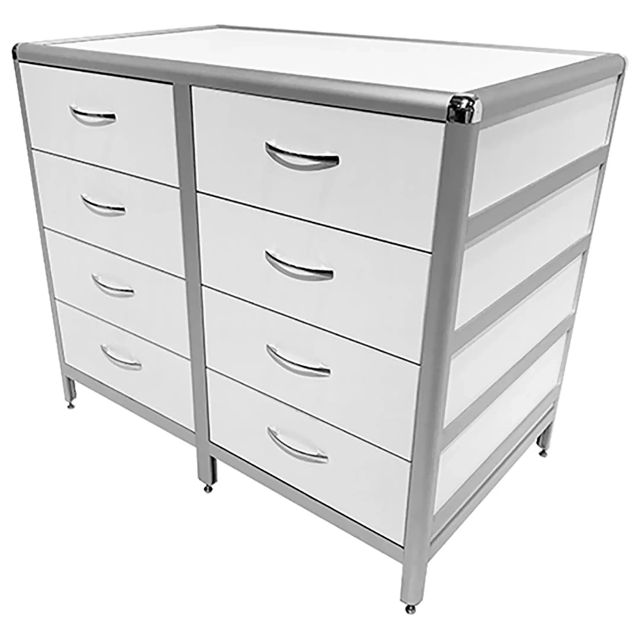 Стол-тумба лабораторная MED 12.014al (белый)