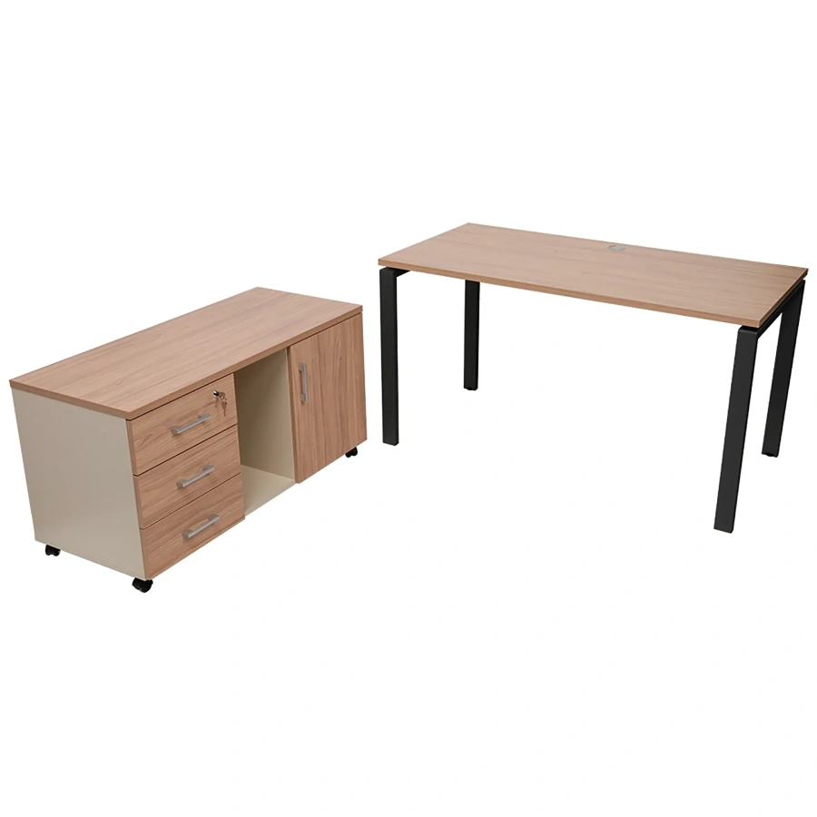 Тумба для оргтехники NPW-410 вяз натуральный/бежевый