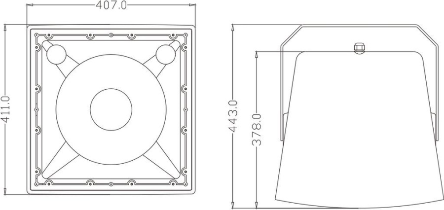 Коаксиальная 2-полосная акустическая система FDB LT212