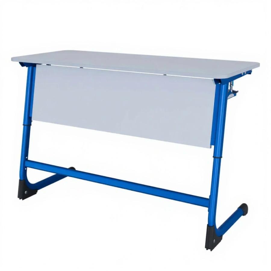 Парта 2М Smart с полкой (ЛДСП)