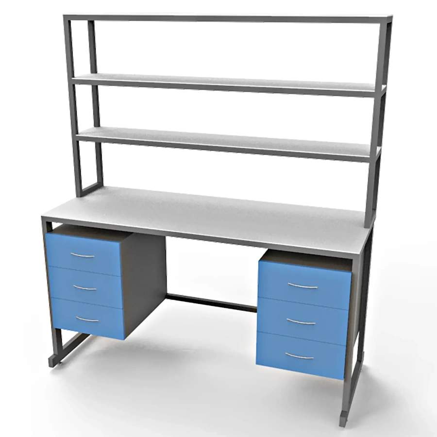 Стол лабораторный с керамикой СЛк 21.018 (белый)