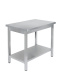 СТОЛ универсальный Luxstahl СПУ-11/7 со сплошной полкой нерж.