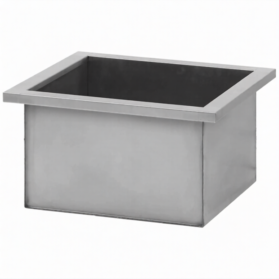 Ванна моечная ВМСн 1010 (860х1010х530)  1 м/о 350х910х430 (ножка угловая)