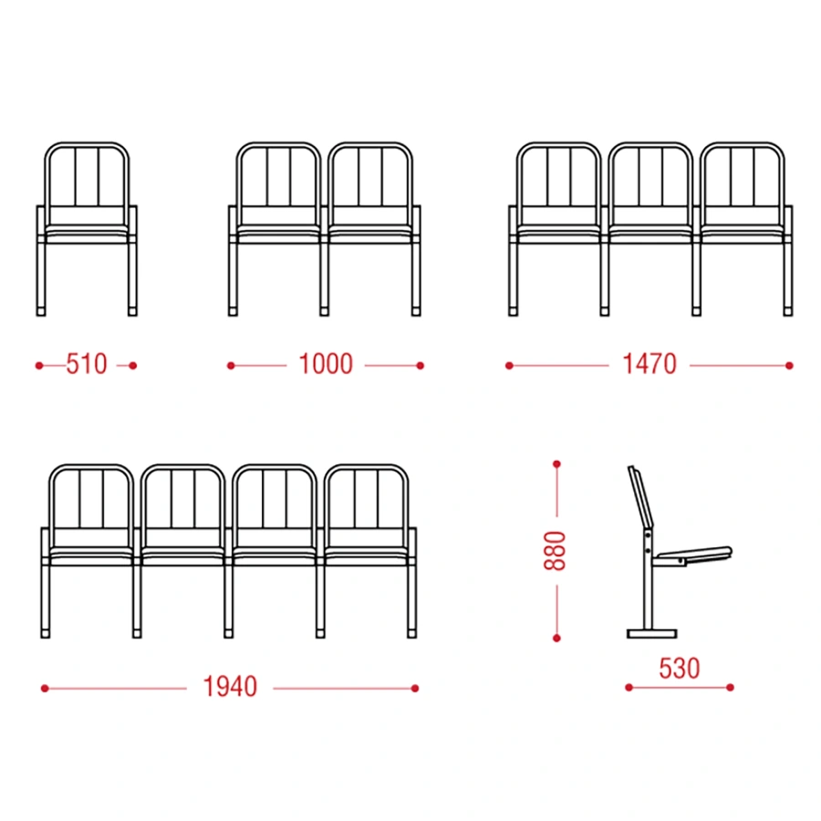 Многоместная секция Эра (модель КМ12)